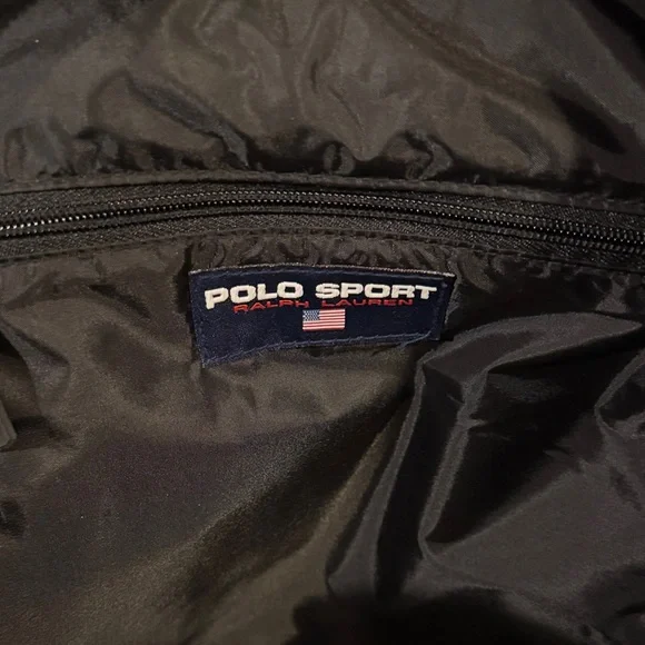 EUC vintage Polo by Ralph Lauren Black Backpack - Picture 4 of 4